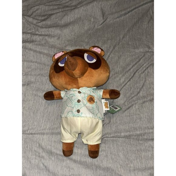 Nintendo Animal Crossing Tom Nook Raccoon Brown Plush Stuffed Animal 19" - Picture 2 of 7